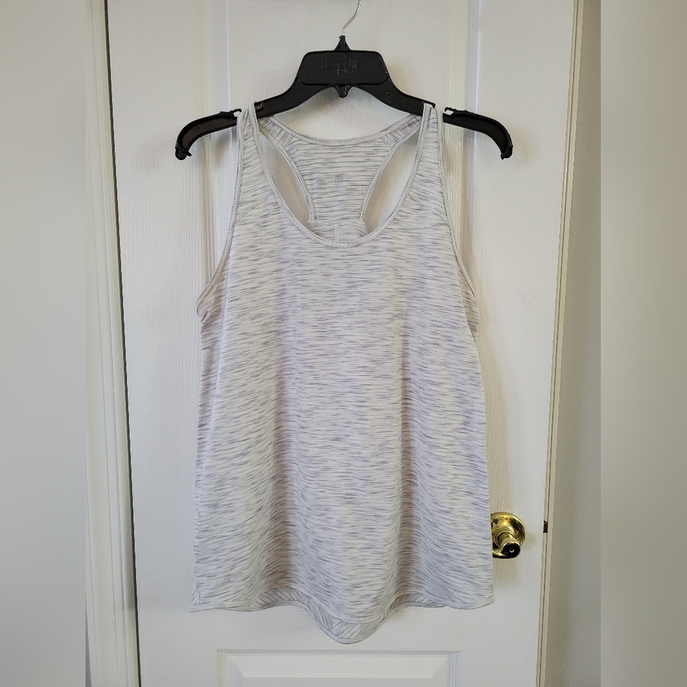 Lululemon Essential Tank Top Tiger Space Dye Black White (First Release) Size 8